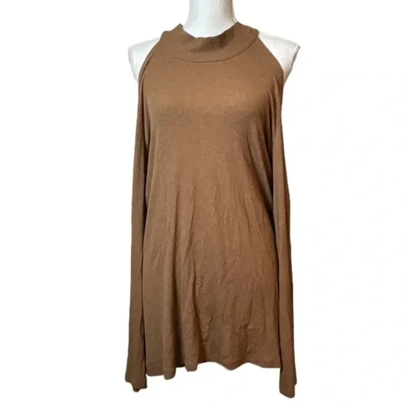 Revolve Top Womens 1x Nude LNA Easton Bracken Halter Grunge Casual Party Club - Picture 5 of 11